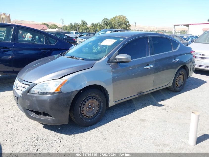 2015 Nissan Sentra Fe+ S/S/Sl/Sr/Sv VIN: 3N1AB7AP1FL645158 Lot: 39798815