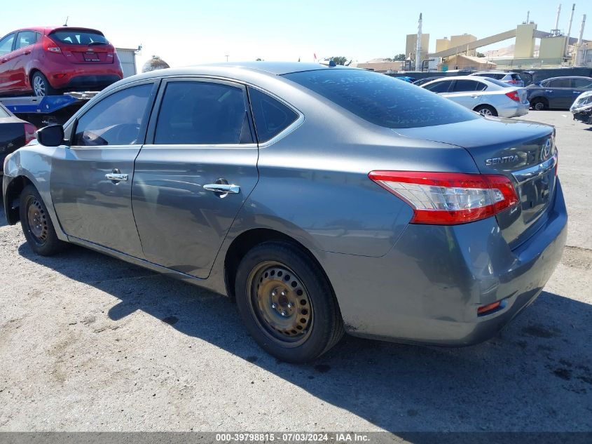 2015 Nissan Sentra Fe+ S/S/Sl/Sr/Sv VIN: 3N1AB7AP1FL645158 Lot: 39798815