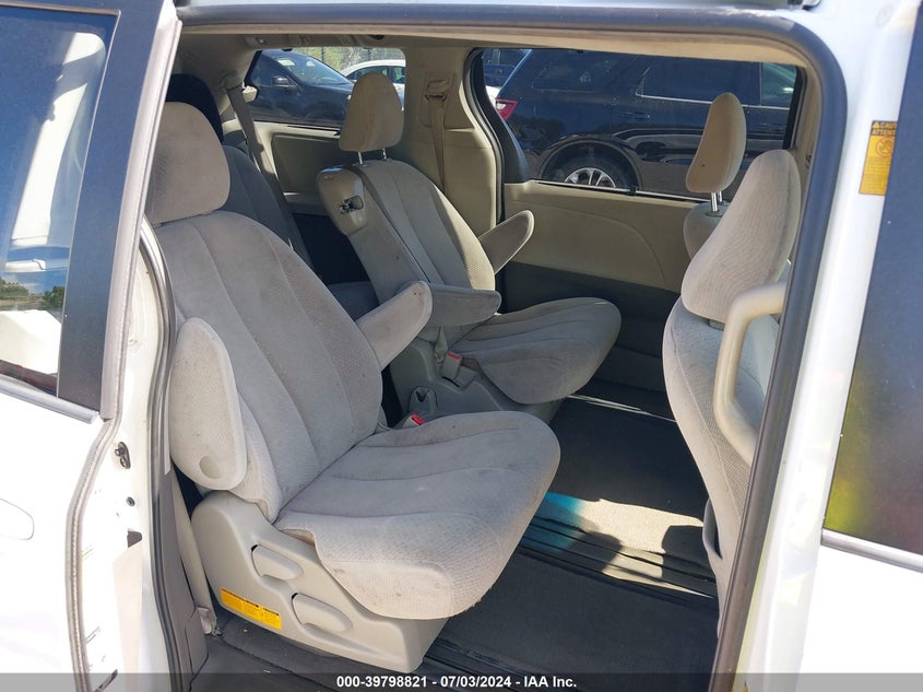 2013 Toyota Sienna Le V6 8 Passenger VIN: 5TDKK3DC6DS368341 Lot: 39798821