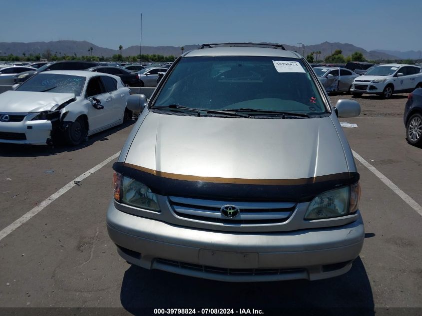 2002 Toyota Sienna Ce VIN: 4T3ZF19C12U437738 Lot: 39798824