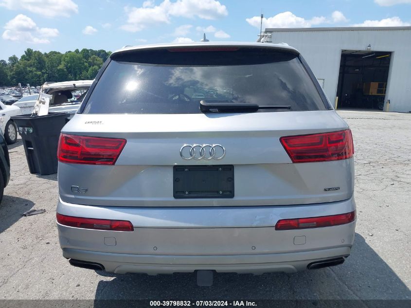 2018 Audi Q7 2.0T Premium VIN: WA1LHAF7XJD044494 Lot: 39798832