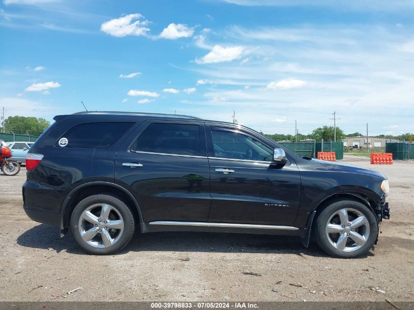 2012 Dodge Durango Citadel VIN: 1C4SDJET4CC301959 Lot: 39798833