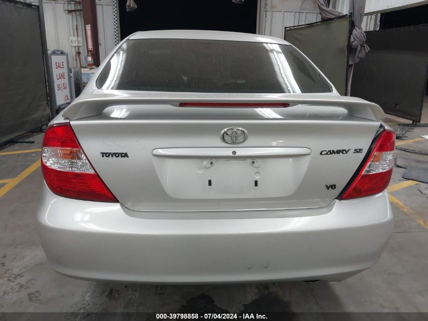 2003 Toyota Camry Se V6 VIN: 4T1BF32K83U556444 Lot: 39798858