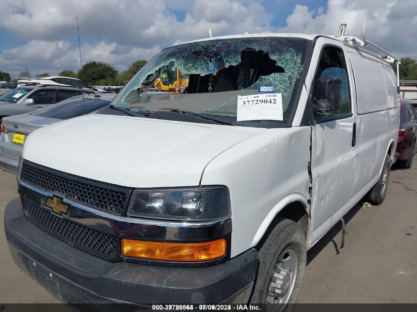 2016 Chevrolet Express 2500 Work Van VIN: 1GCWGAFF6G1206497 Lot: 39798864