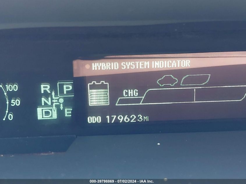 2012 Toyota Prius Four VIN: JTDKN3DU4C5437788 Lot: 39798869