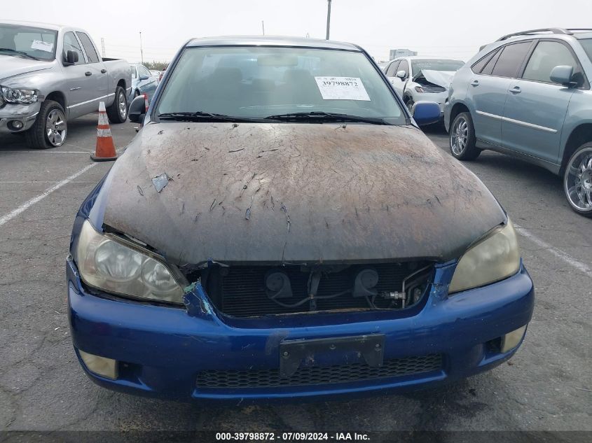 2001 Lexus Is 300 300 VIN: JTHBD182510032077 Lot: 39798872