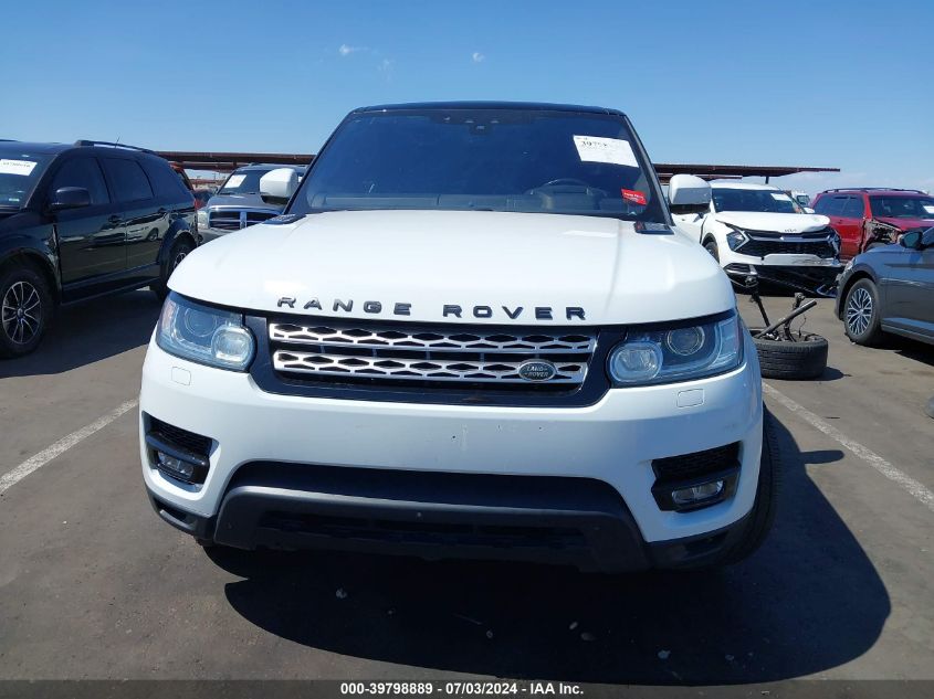 2017 Land Rover Range Rover Sport 3.0L V6 Supercharged Hse VIN: SALWR2FV3HA132649 Lot: 39798889