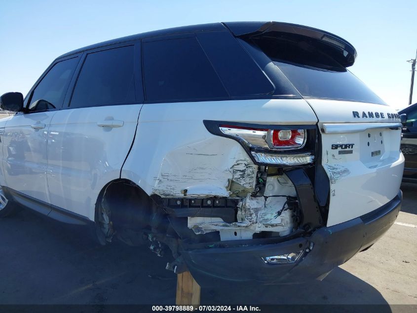 2017 Land Rover Range Rover Sport 3.0L V6 Supercharged Hse VIN: SALWR2FV3HA132649 Lot: 39798889