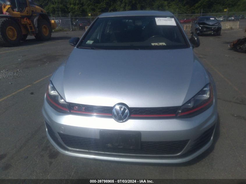 3VW547AU0HM000364 | 2017 VOLKSWAGEN GOLF GTI