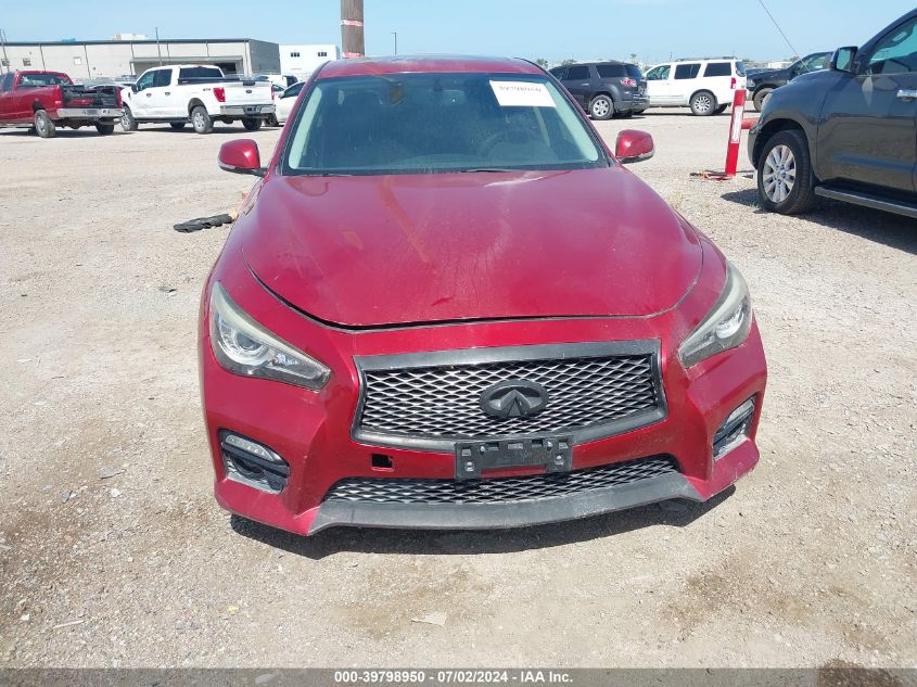 2016 Infiniti Q50 3.0T Sport VIN: JN1EV7AP2GM306084 Lot: 39798950