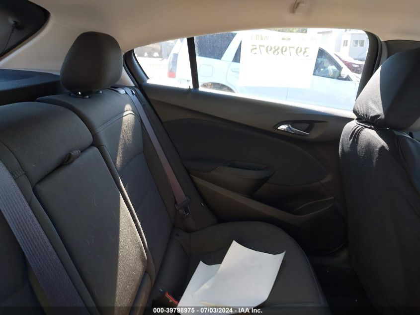 2017 Chevrolet Cruze Lt VIN: 3G1BE6SM8HS609573 Lot: 39798975