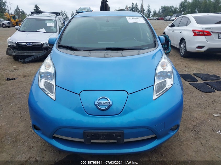 2013 Nissan Leaf Sv VIN: 1N4AZ0CP0DC424985 Lot: 39798984