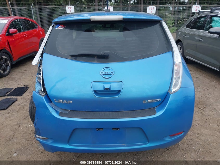 2013 Nissan Leaf Sv VIN: 1N4AZ0CP0DC424985 Lot: 39798984
