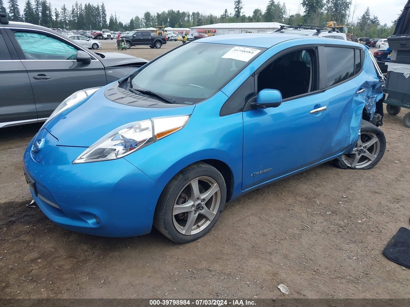 2013 Nissan Leaf Sv VIN: 1N4AZ0CP0DC424985 Lot: 39798984