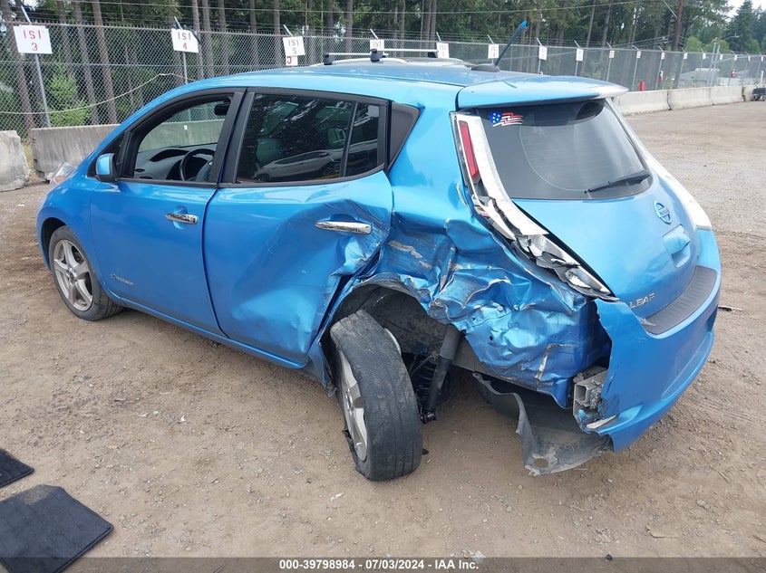 2013 Nissan Leaf Sv VIN: 1N4AZ0CP0DC424985 Lot: 39798984