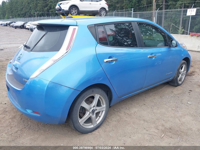2013 Nissan Leaf Sv VIN: 1N4AZ0CP0DC424985 Lot: 39798984