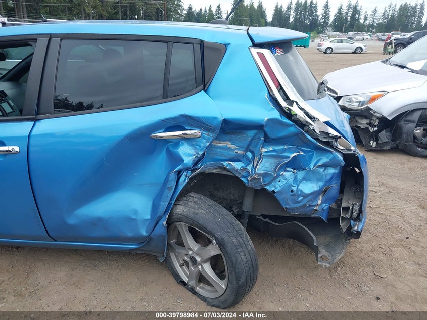 2013 Nissan Leaf Sv VIN: 1N4AZ0CP0DC424985 Lot: 39798984