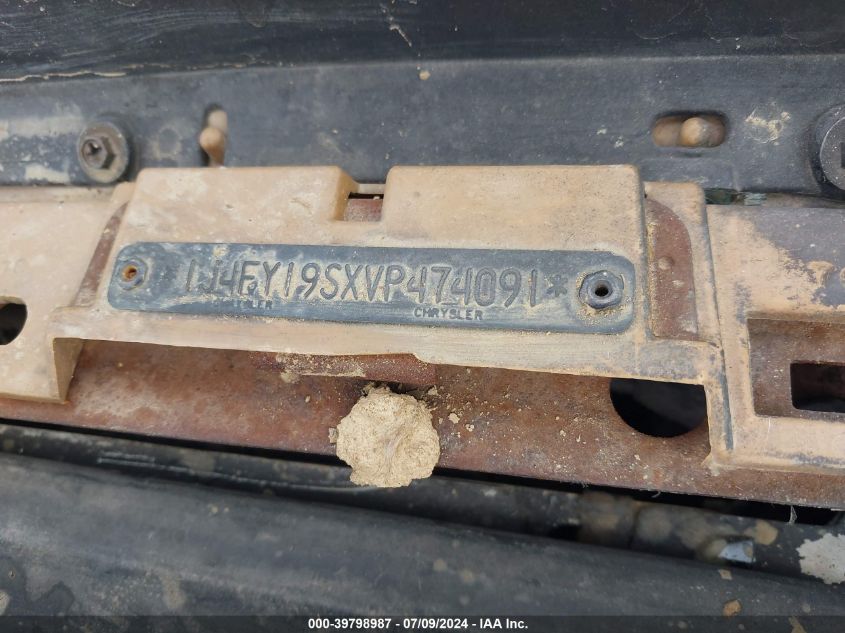1997 Jeep Wrangler Sport VIN: 1J4FY19SXVP474091 Lot: 39798987