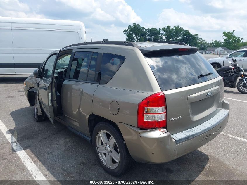 2008 Jeep Compass Sport VIN: 1J8FF47W48D530494 Lot: 39799023