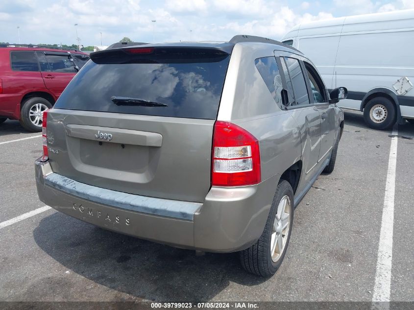 2008 Jeep Compass Sport VIN: 1J8FF47W48D530494 Lot: 39799023