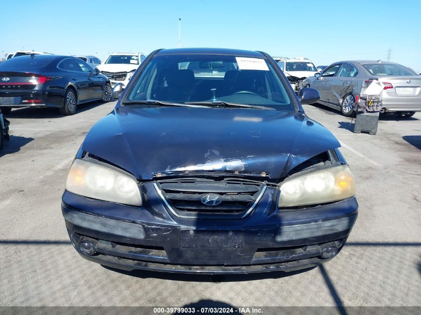 2005 Hyundai Elantra Gls/Gt VIN: KMHDN56D15U166274 Lot: 39799033