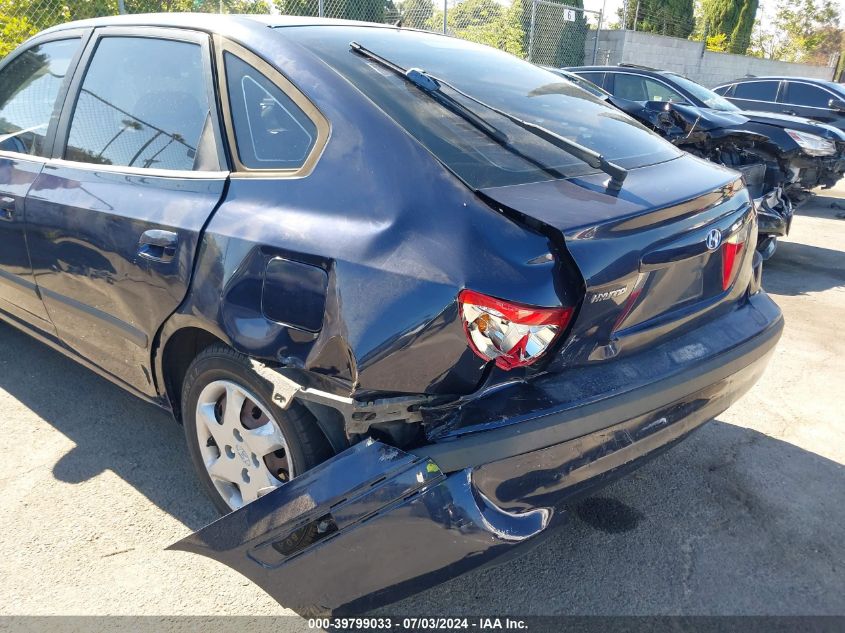 2005 Hyundai Elantra Gls/Gt VIN: KMHDN56D15U166274 Lot: 39799033