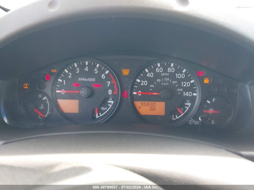 2008 Nissan Xterra Off Road VIN: 5N1AN08W08C526360 Lot: 39799037