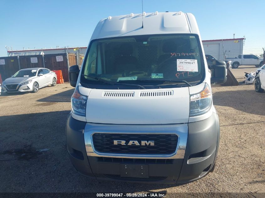 2021 Ram Promaster 1500 High Roof 136 Wb VIN: 3C6LRVBG3ME506355 Lot: 39799047