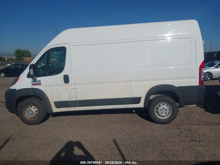 2021 Ram Promaster 1500 High Roof 136 Wb VIN: 3C6LRVBG3ME506355 Lot: 39799047