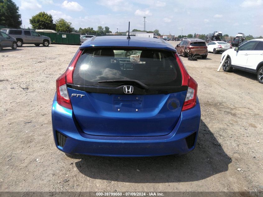 2016 Honda Fit Lx VIN: JHMGK5H59GS008276 Lot: 39799050