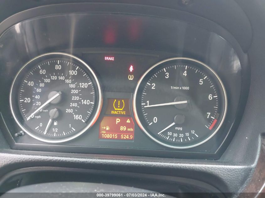 2011 BMW 3 Series 328I xDrive VIN: WBAPK7C53BA971075 Lot: 39799061