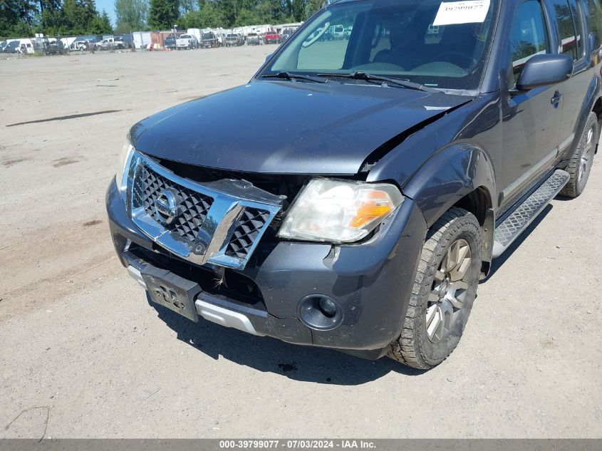 2010 Nissan Pathfinder Le VIN: 5N1AR1NB7AC601184 Lot: 39799077