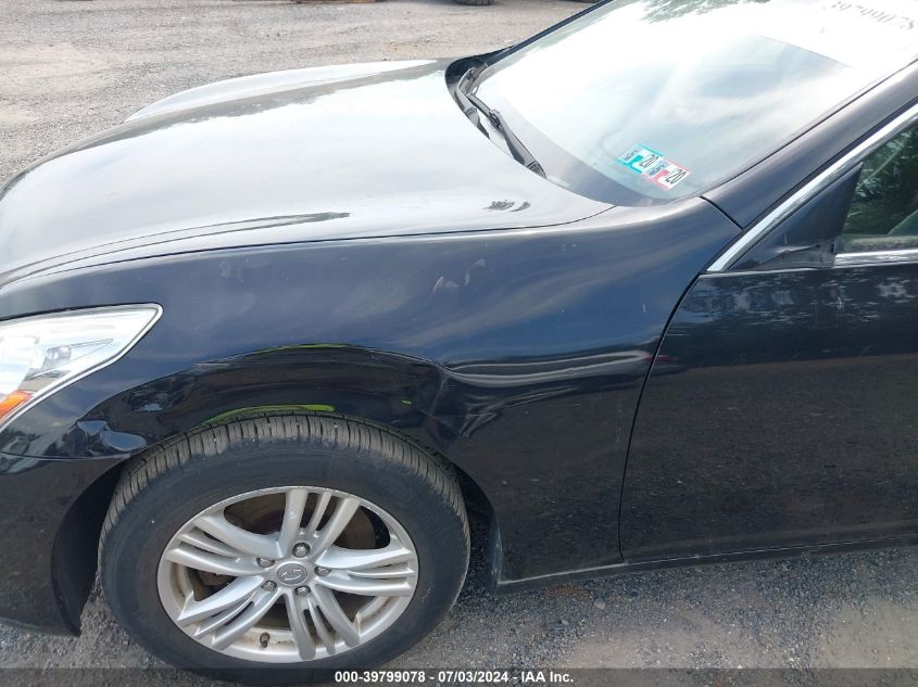 2012 Infiniti G25 VIN: JN1DV6AR5CM861659 Lot: 39799078