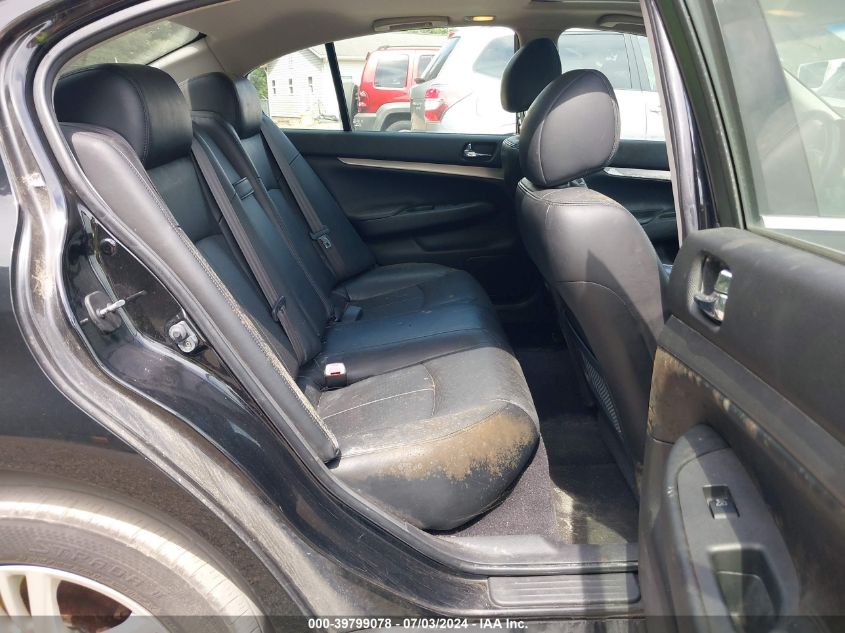 2012 Infiniti G25 VIN: JN1DV6AR5CM861659 Lot: 39799078