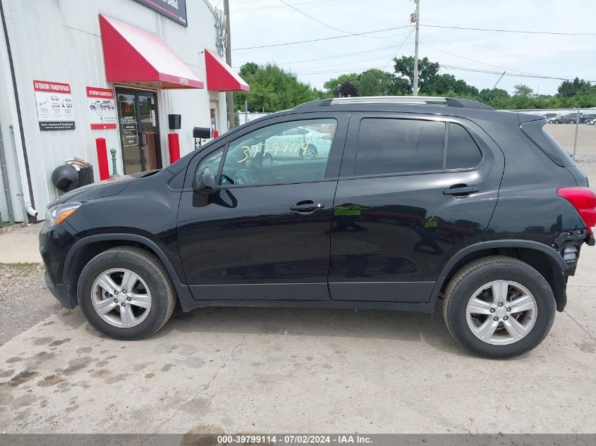 2021 Chevrolet Trax Awd Lt VIN: KL7CJPSM8MB364015 Lot: 39799114