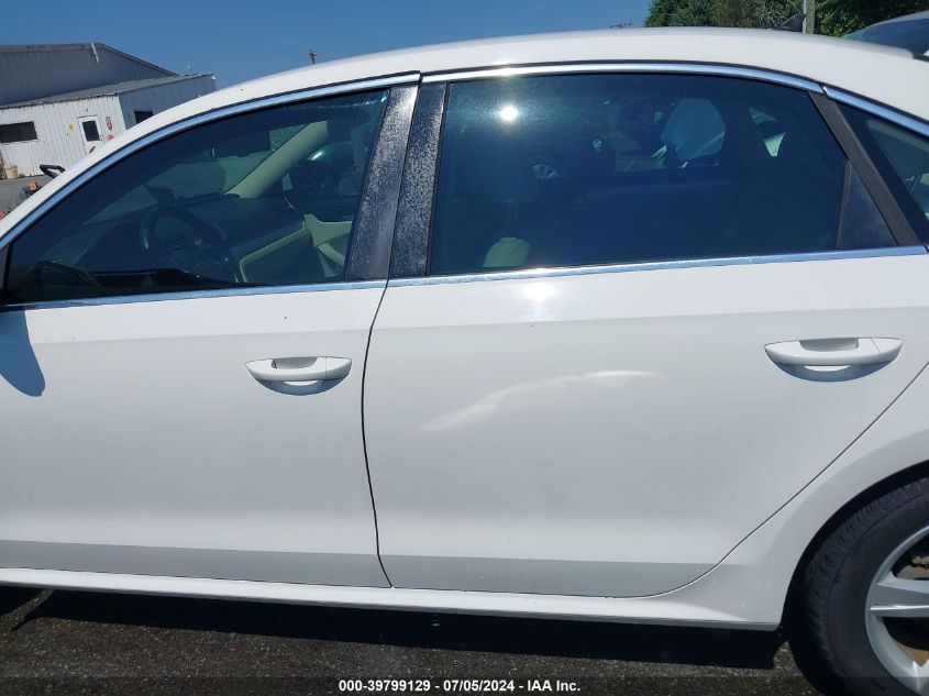 2012 Volkswagen Passat 2.5L Se VIN: 1VWBH7A31CC020874 Lot: 39799129