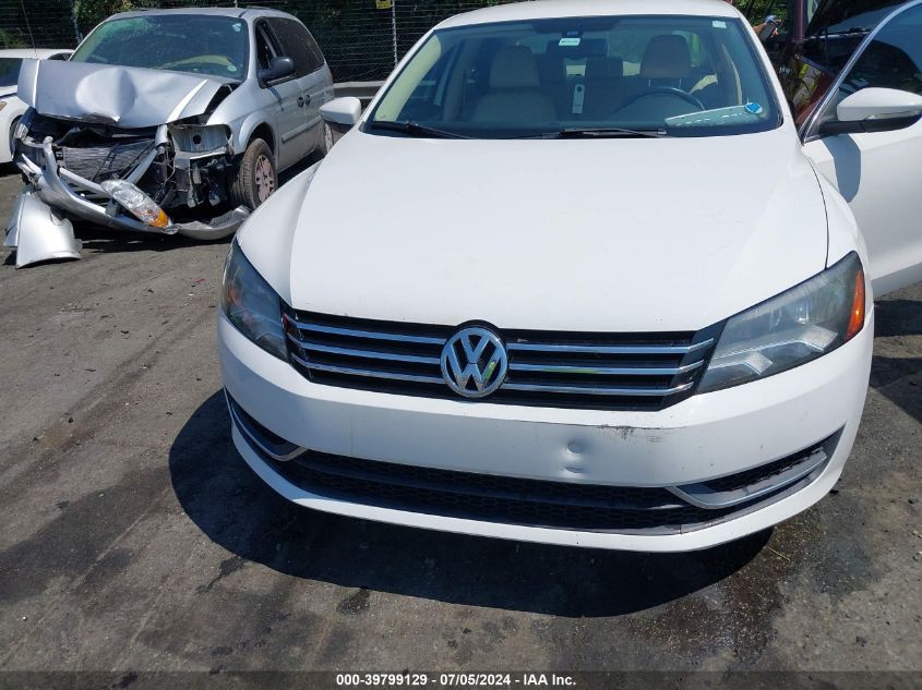 2012 Volkswagen Passat 2.5L Se VIN: 1VWBH7A31CC020874 Lot: 39799129