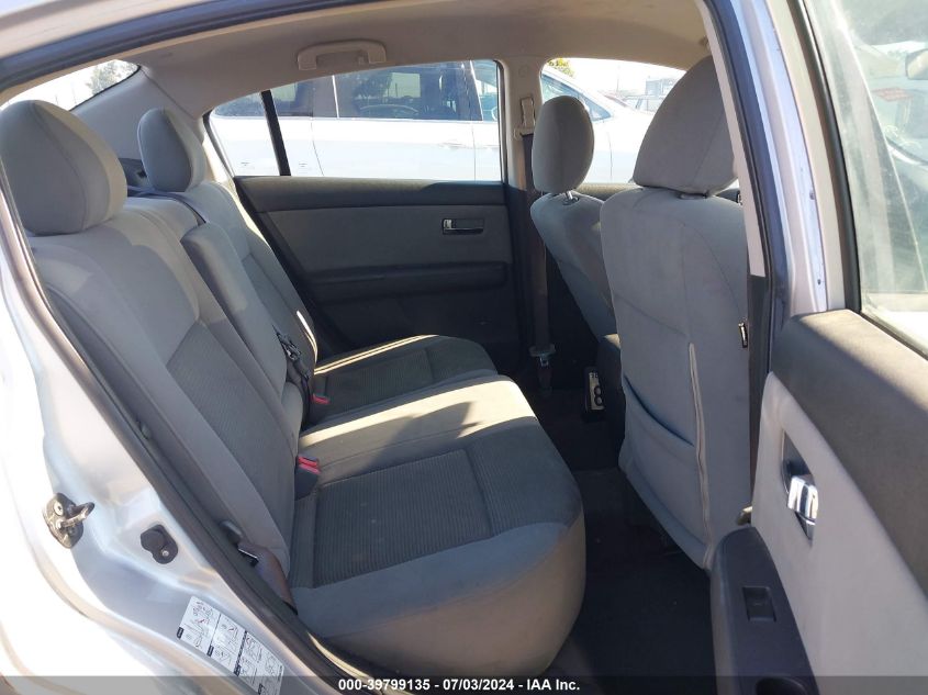 2011 Nissan Sentra 2.0/2.0S/Sr/2.0Sl VIN: 3N1AB6AP2BL722351 Lot: 39799135