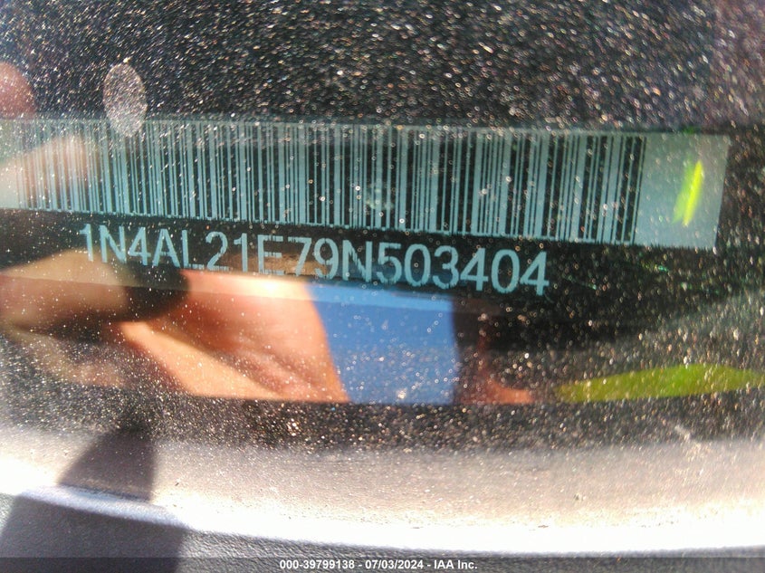 2009 Nissan Altima 2.5/2.5S VIN: 1N4AL21E79N503404 Lot: 39799138