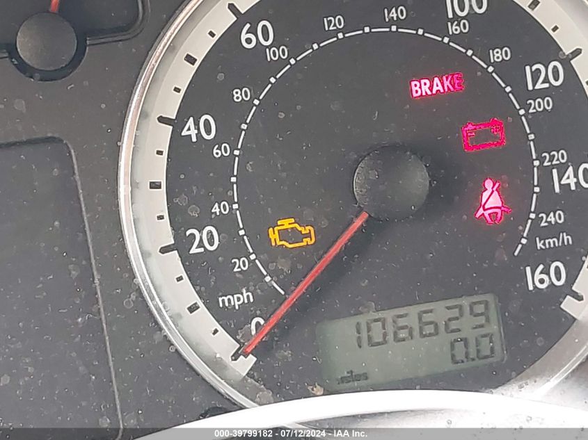 2004 Volkswagen Jetta Gl VIN: WVWRL61J34W145853 Lot: 39799182