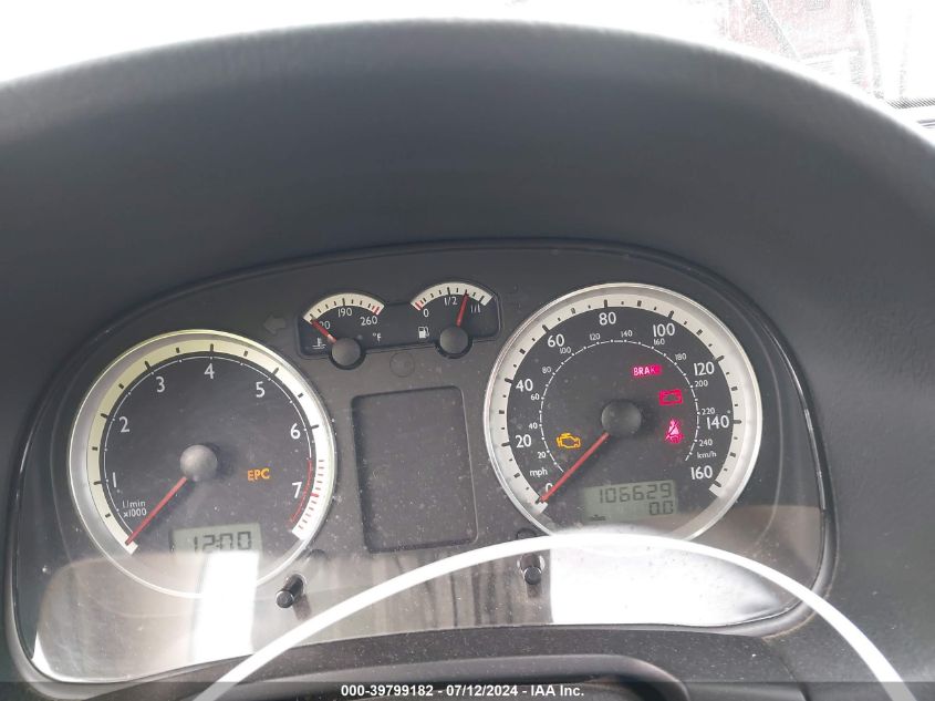 2004 Volkswagen Jetta Gl VIN: WVWRL61J34W145853 Lot: 39799182