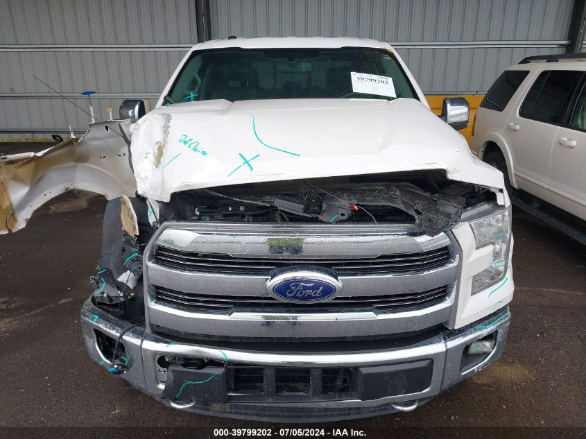 2016 Ford F-150 Lariat VIN: 1FTEW1EG3GKD88968 Lot: 39799202