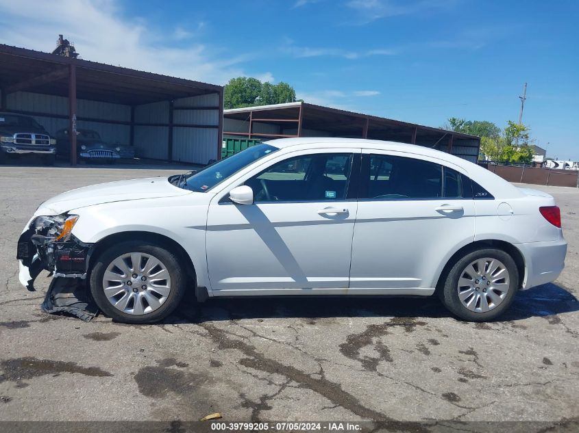 2014 Chrysler 200 Lx VIN: 1C3CCBAB6EN123400 Lot: 39799205