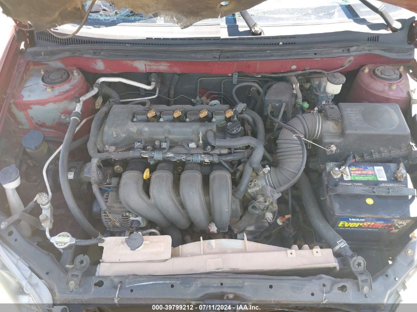 2003 Toyota Corolla S VIN: 1NXBR32E23Z005654 Lot: 39799212