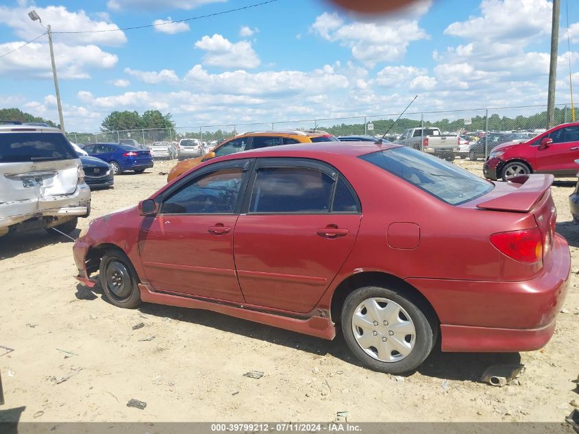 2003 Toyota Corolla S VIN: 1NXBR32E23Z005654 Lot: 39799212
