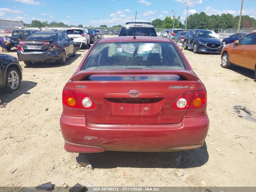 2003 Toyota Corolla S VIN: 1NXBR32E23Z005654 Lot: 39799212