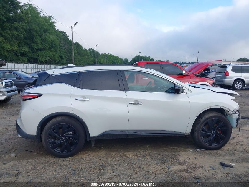 2018 Nissan Murano Sl VIN: 5N1AZ2MG5JN132796 Lot: 39799219