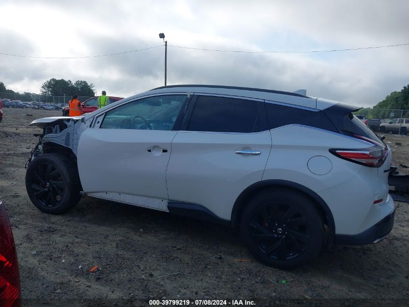 2018 Nissan Murano Sl VIN: 5N1AZ2MG5JN132796 Lot: 39799219