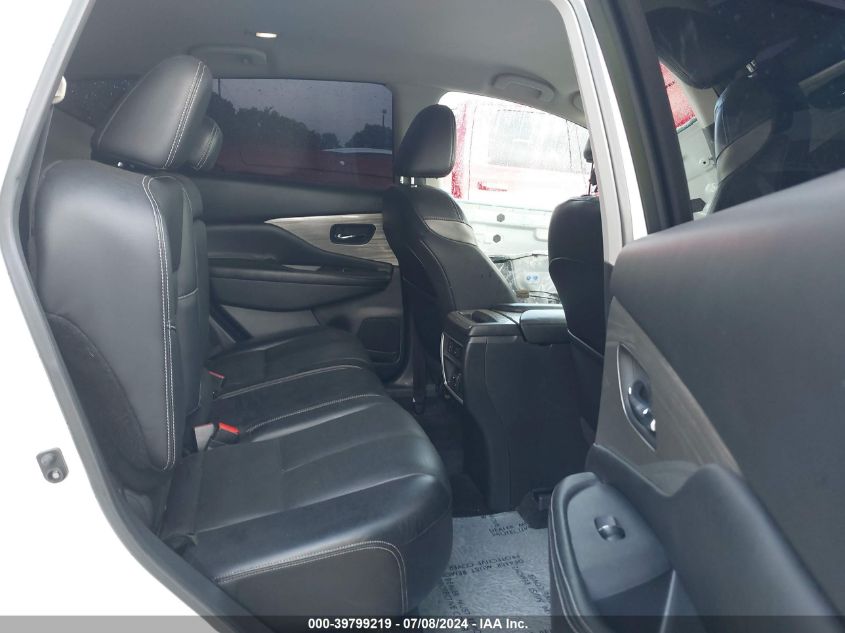 2018 Nissan Murano Sl VIN: 5N1AZ2MG5JN132796 Lot: 39799219