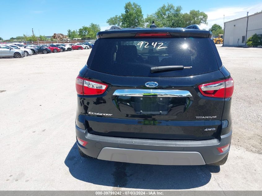 2018 Ford Ecosport Titanium VIN: MAJ6P1WLXJC189081 Lot: 39799242
